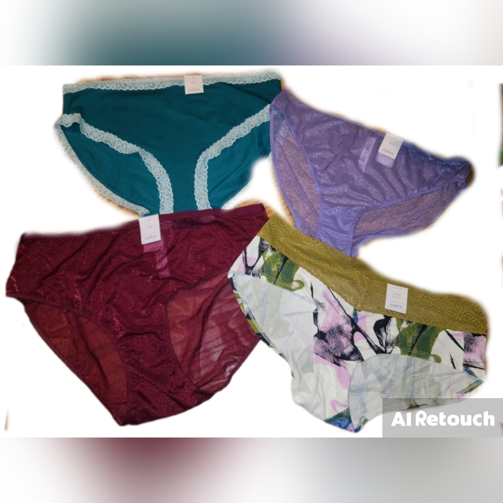 Women's Panty Bundle Size 1X Bikini Briefs
